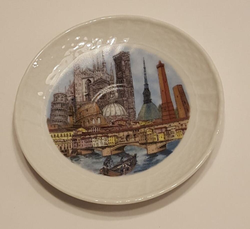 Kronester Bavaria demitasse saucer 5” Travel Signs.